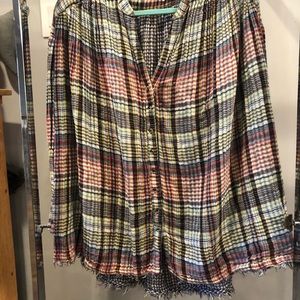 Free People Oversize Button Down Size S